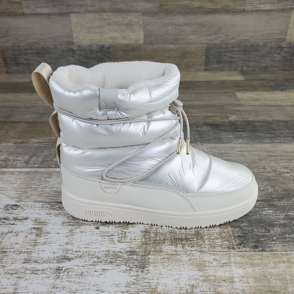 PUMA Snowbae Women Snow Boot Sz 7‎ Alpine Snow Frosted Ivory Ankle